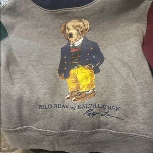 Ralph Lauren Navy and Gray Polo